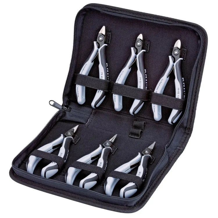 Conjunto de Alicates de Precisão KNIPEX ESD 6 Peças Conjunto de Alicates de Precisão KNIPEX ESD 6 Peças