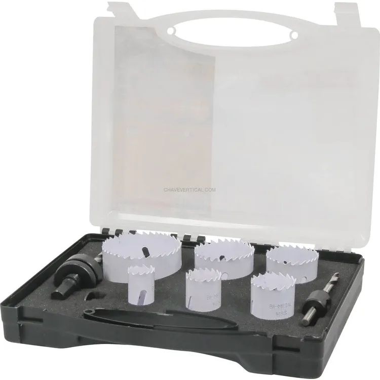 Conjunto de Serras Cranianas HSS Bi-Metal 22 a 68mm 11 Peças Conjunto de Serras Cranianas HSS Bi-Metal 22 a 68mm 11 Peças