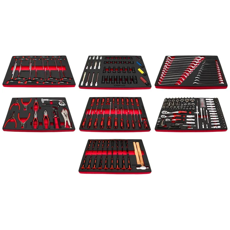 Conjunto de Ferramentas 318 Peças KROFTOOLS com 7 Módulos