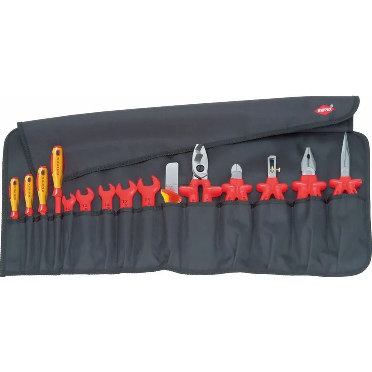 Conjunto KNIPEX de 15 Ferramentas Isoladas 1000V Conjunto KNIPEX de 15 Ferramentas Isoladas 1000V