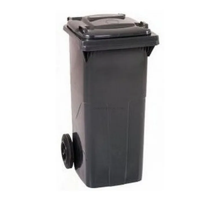Contentor de Lixo 120 Litros ND Preto 550x480x930mm Contentor de Lixo 120 Litros ND Preto 550x480x930mm