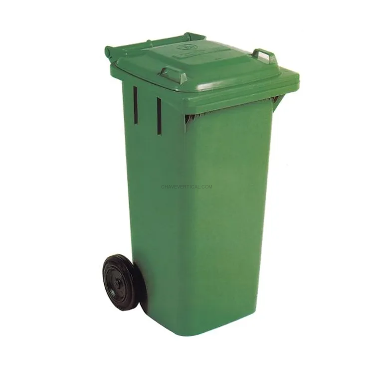 Contentor de Lixo Verde ND 120 Litros com Rodas Contentor de Lixo Verde ND 120 Litros com Rodas