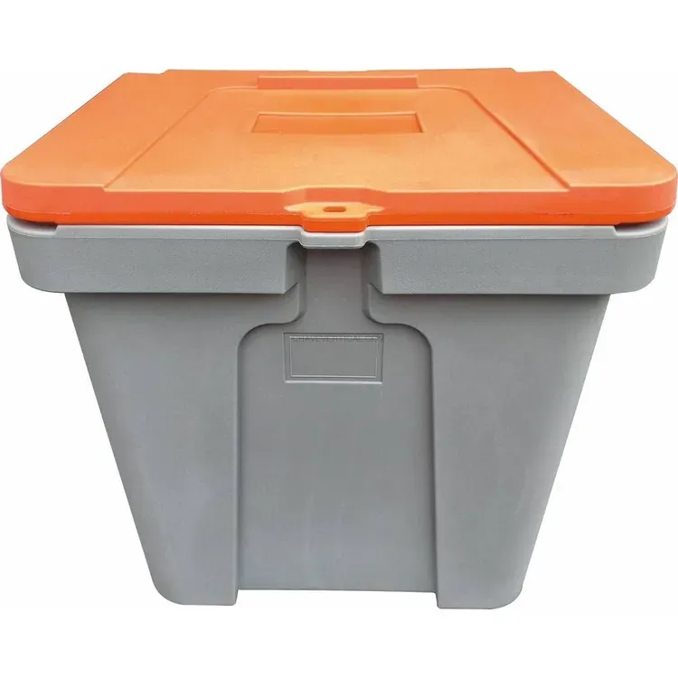 Contentor de Sal ou Areia CEMO 110L Laranja e Cinzento Contentor de Sal ou Areia CEMO 110L Laranja e Cinzento