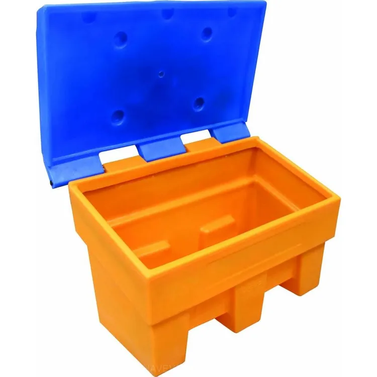 Contentor de Sal ou Areia DRAKKAR 300L com Passagem de Garfos Contentor de Sal ou Areia DRAKKAR 300L com Passagem de Garfos