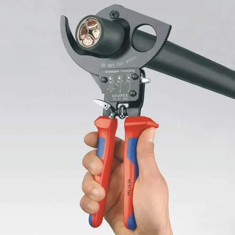 Corta-Cabos de Roquete KNIPEX 250mm Ø32mm