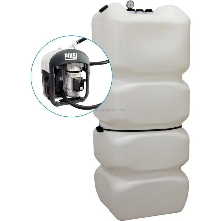 Depósito de AdBlue PIUSI 1000 L PEHD Parede Simples 230 V 34 L/MIN