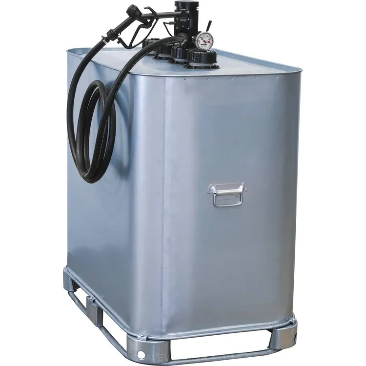 Depósito de Armazenamento de Gasóleo Galvanizado PIUSI 700L Parede Dupla 230V 35 l/min Depósito de Armazenamento de Gasóleo Galvanizado PIUSI 700L Parede Dupla 230V 35 l/min