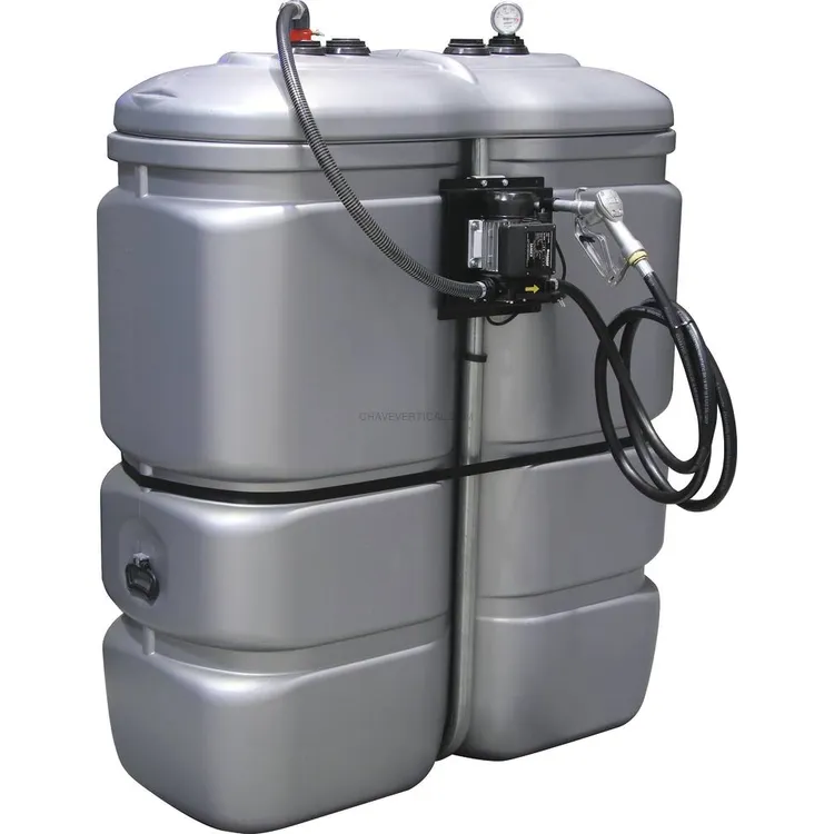 Depósito de Gasóleo PEHD 1000L Parede Dupla DRAKKAR 230V 60L/min