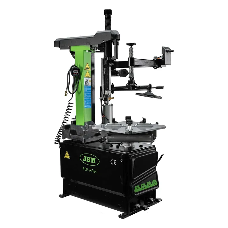 Desmontadora de Pneus Automática JBM com Torre Basculante e Braço Auxiliar 220V Desmontadora de Pneus Automática JBM com Torre Basculante e Braço Auxiliar 220V