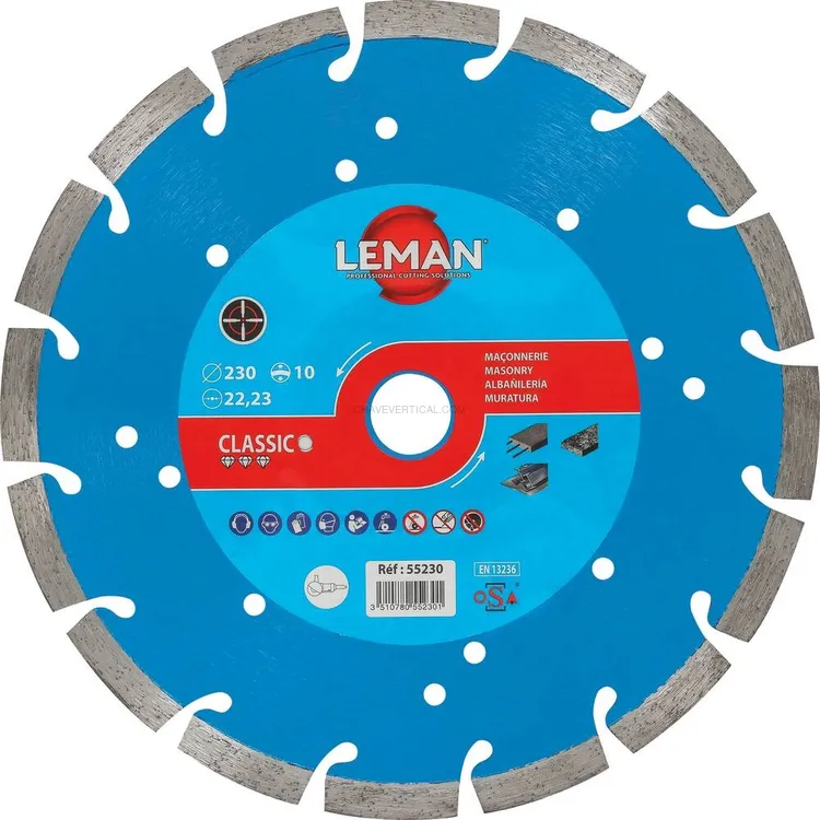 Disco Diamantado para Rebarbadora 230x22,2mm Betão Armado Disco Diamantado para Rebarbadora 230x22,2mm Betão Armado