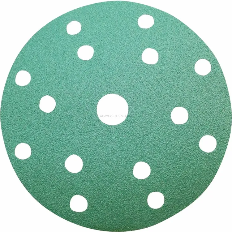 Discos Abrasivos de Velcro STORM GR80 150mm 15 Furos - Lote 100