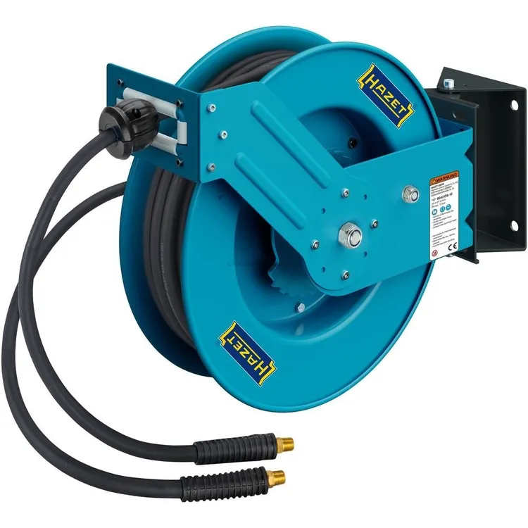 Enrolador Automático de Mangueira de Ar HAZET 20+1m 12bar Enrolador Automático de Mangueira de Ar HAZET 20+1m 12bar