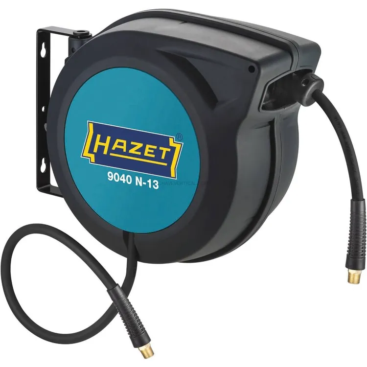 Enrolador Automático de Mangueira HAZET 15+1 M 20 BAR com Travão Enrolador Automático de Mangueira HAZET 15+1 M 20 BAR com Travão