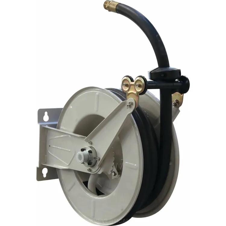 Enrolador Automático de Tubo Gasóleo/GNR DRAKKAR Fixo 8m Ø25mm com Racord 1 Polegada Enrolador Automático de Tubo Gasóleo/GNR DRAKKAR Fixo 8m Ø25mm com Racord 1 Polegada