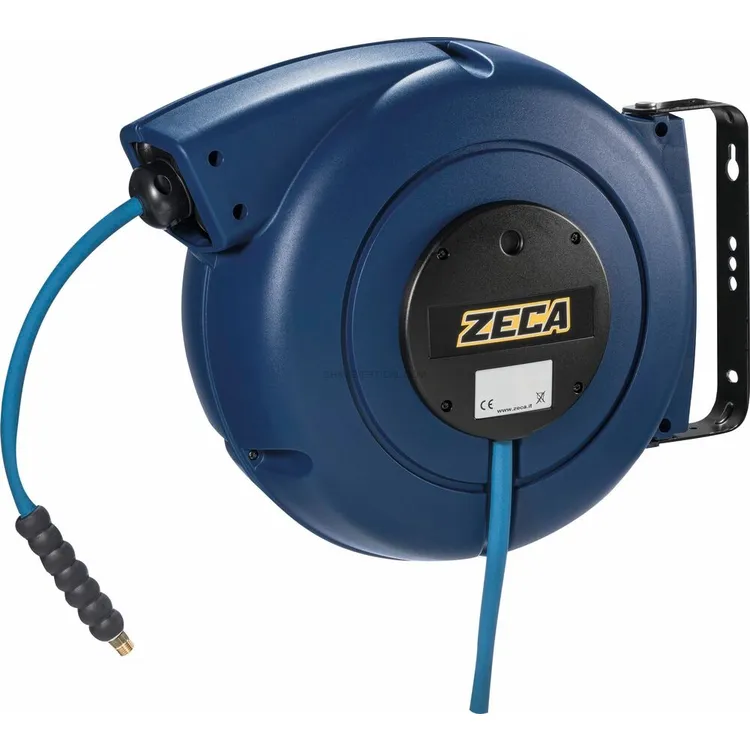 Enrolador Automático ZECA FLEX Ar e Água 8mm 15m 15bar Enrolador Automático ZECA FLEX Ar e Água 8mm 15m 15bar