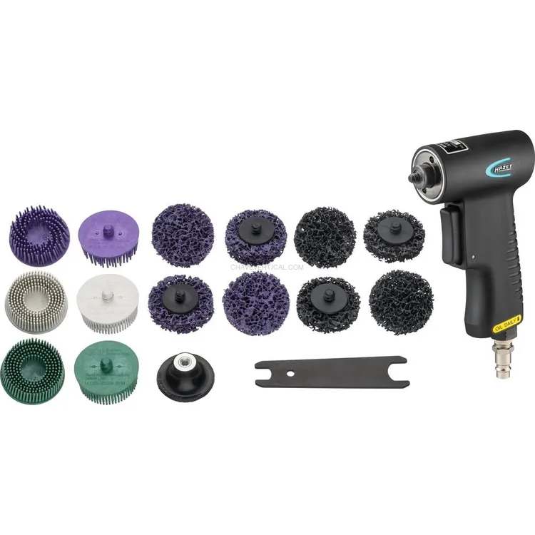 Escova Pneumática Multisserviço HAZET 224W 15000rpm 17 Peças Escova Pneumática Multisserviço HAZET 224W 15000rpm 17 Peças