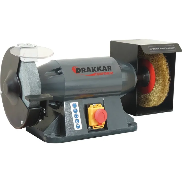 Esmeriladora de Bancada DRAKKAR 230V 900W 200mm Mó/Escova Esmeriladora de Bancada DRAKKAR 230V 900W 200mm Mó/Escova