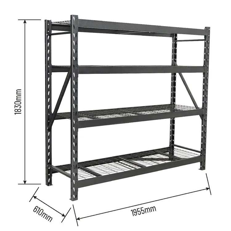 Estante de Oficina DRAKKAR 4 Prateleiras 2400kg 1955x610x1830mm