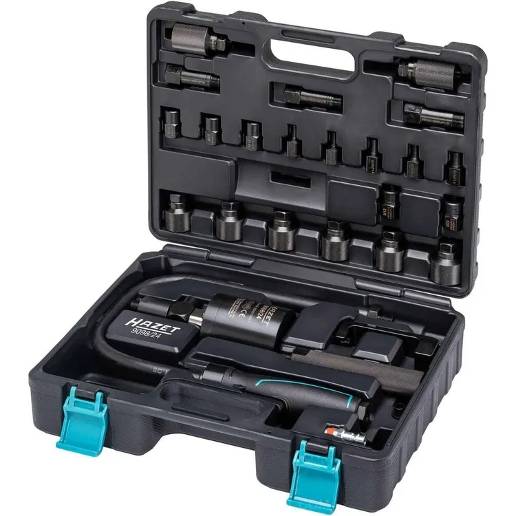 Extrator de Injetores Pneumático HAZET Coffret de 24 Peças Extrator de Injetores Pneumático HAZET Coffret de 24 Peças