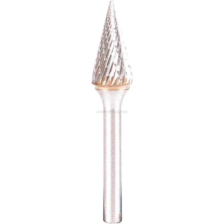 Fresa Rotativa Metálica Cónica com Topo Pontiagudo 12,7x71mm