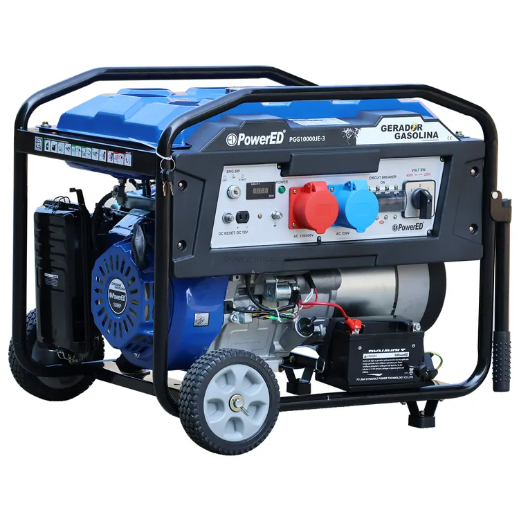 Gerador a Gasolina POWERED PGG10000JE-3 230V/400V 7.5 kW Gerador a Gasolina POWERED PGG10000JE-3 230V/400V 7.5 kW