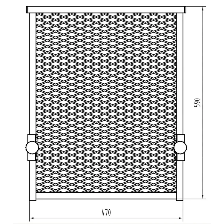 Grelha de Proteção para Prensa STILKER 590x470 mm