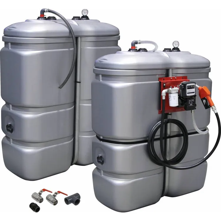 Kit de 2 Depósitos de Gasóleo PEHD DRAKKAR 1000L Parede Dupla 230V Kit de 2 Depósitos de Gasóleo PEHD DRAKKAR 1000L Parede Dupla 230V