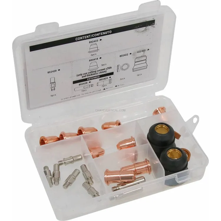 Kit de Consumíveis SCHNEIDER para Cortador Plasma 55K - 23 Peças