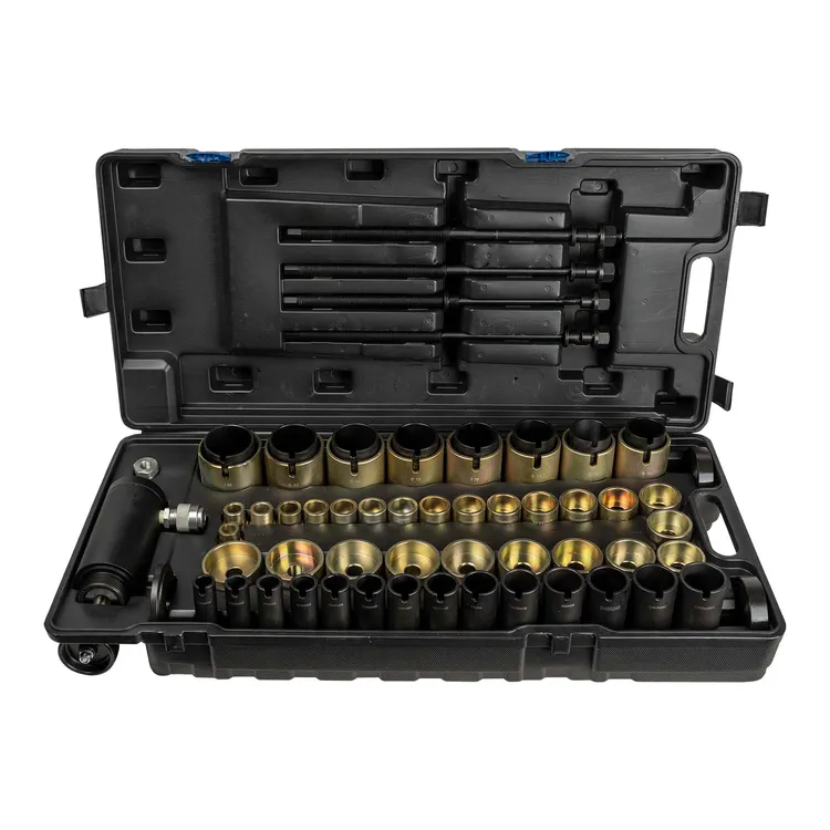 Kit de Extração e Instalação de Silentblocks e Rolamentos Hidráulico JBM 63 Peças Kit de Extração e Instalação de Silentblocks e Rolamentos Hidráulico JBM 63 Peças