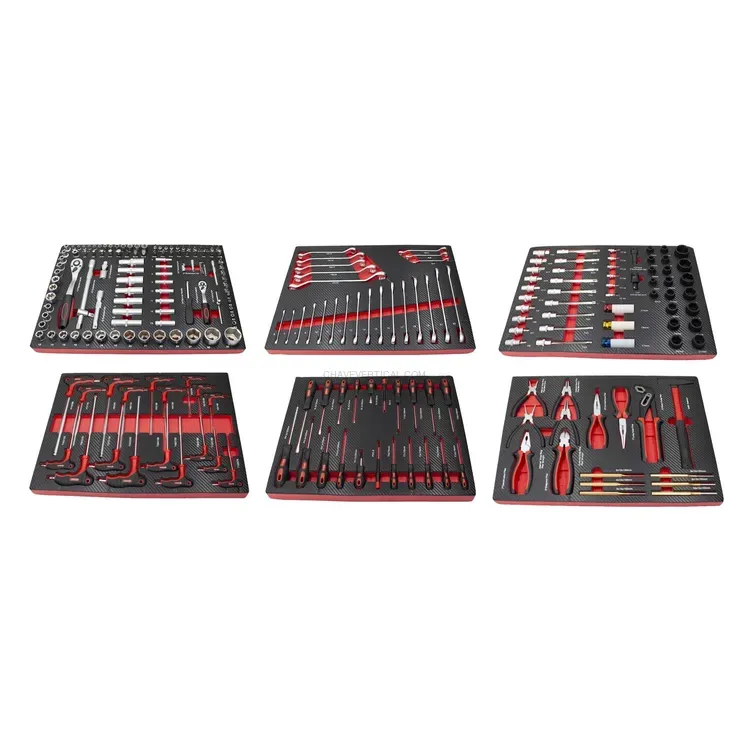 Kit de Mobiliário de Oficina Modular KROFTOOLS 2640x457x1981mm
