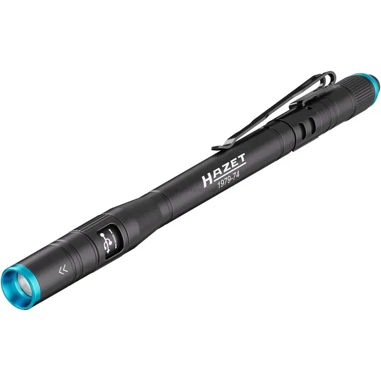 Lanterna Caneta LED Recarregável HAZET 500lm Dual Power Lanterna Caneta LED Recarregável HAZET 500lm Dual Power