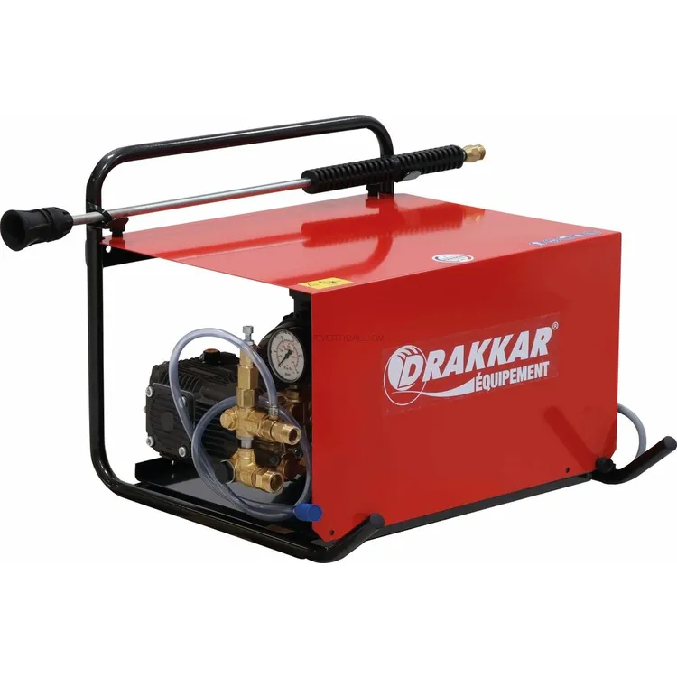 Lavadora de Alta Pressão de Água Fria DRAKKAR Mural 230V 8 l/min Total Stop com Mangueira 20m Lavadora de Alta Pressão de Água Fria DRAKKAR Mural 230V 8 l/min Total Stop com Mangueira 20m
