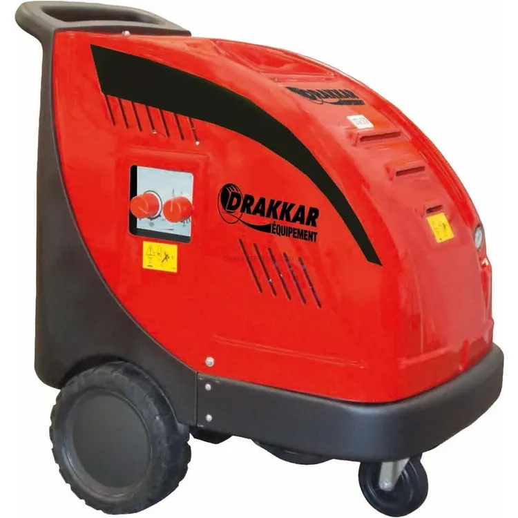 Lavadora de Alta Pressão de Água Quente DRAKKAR 230V 9 l/min 160 bar Total Stop com Mangueira 20m Lavadora de Alta Pressão de Água Quente DRAKKAR 230V 9 l/min 160 bar Total Stop com Mangueira 20m