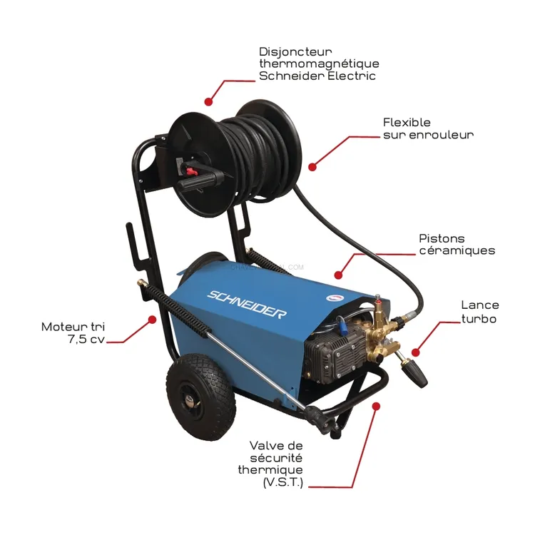 Lavadora de Alta Pressão SCHNEIDER 380V 150bar 21L/min
