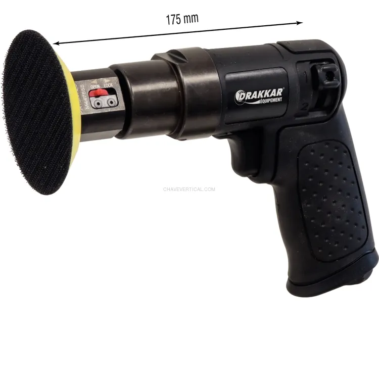 Lixadeira Pneumática DRAKKAR com Prato 76mm