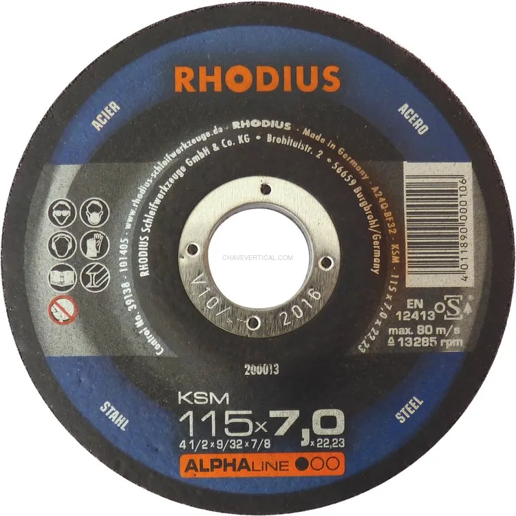 Lote de 25 Discos de Desbaste Aço 115x7x22mm Lote de 25 Discos de Desbaste Aço 115x7x22mm