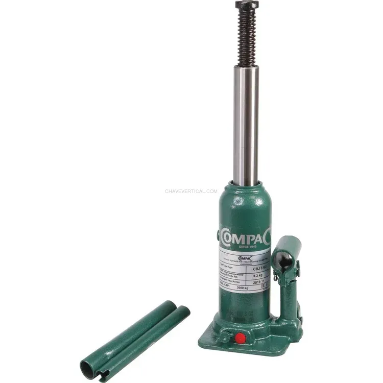 Macaco de Garrafa Hidropneumático COMPAC 3T 193-373mm Macaco de Garrafa Hidropneumático COMPAC 3T 193-373mm