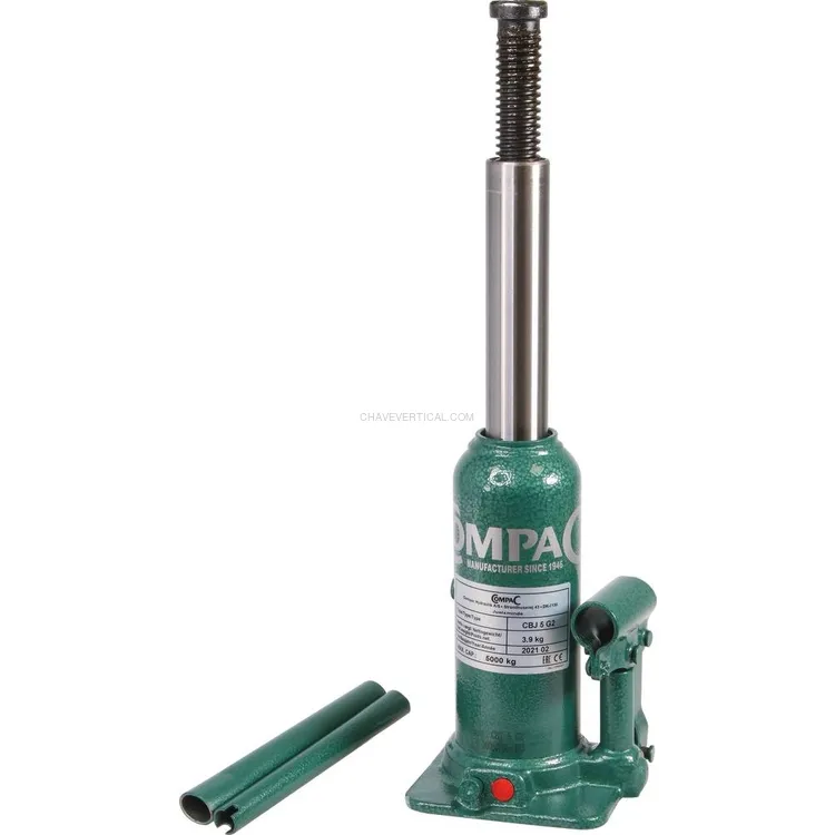 Macaco Hidráulico de Garrafa COMPAC 5T Macaco Hidráulico de Garrafa COMPAC 5T