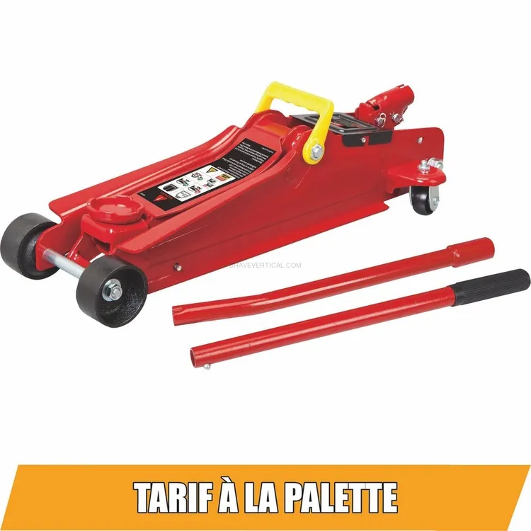 Macaco Hidráulico de Rodas DRAKKAR 2T 85-380mm Macaco Hidráulico de Rodas DRAKKAR 2T 85-380mm