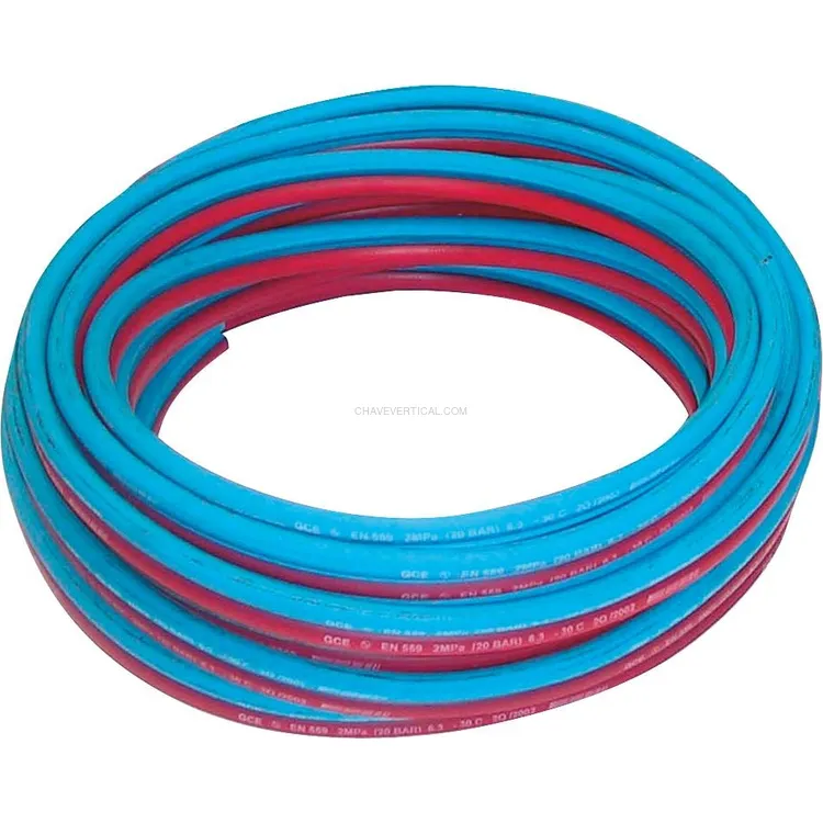 Mangueira Dupla Oxigénio-Acetileno GCE CHARLEDAVE 6,3x13,3mm 25m