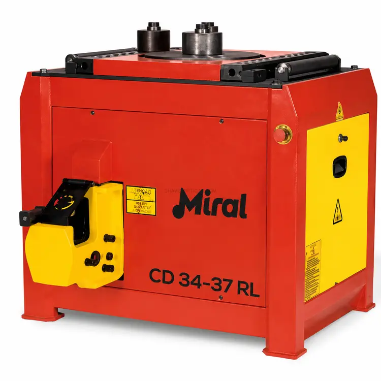 Máquina Elétrica de Dobrar Ferro MIRAL D52 Até 50 MM