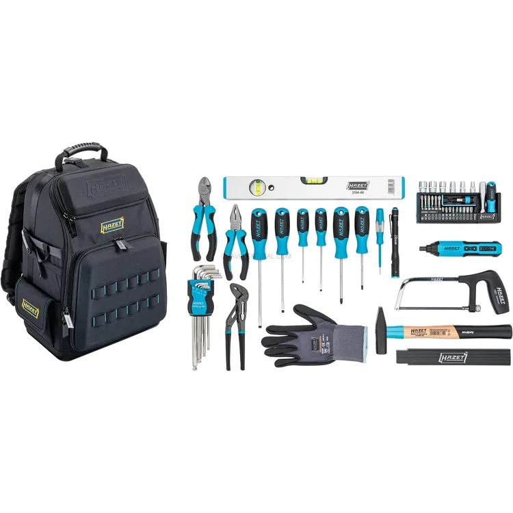 Mochila de Ferramentas HAZET 191R-1/56 56 Peças 21,5L