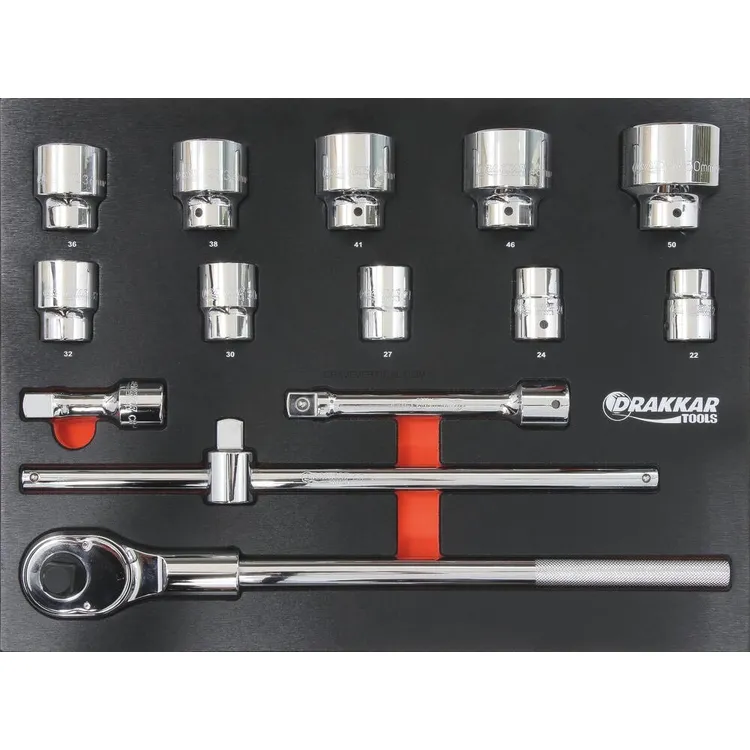 Módulo de Espuma DRAKKAR 3/4″ 14 Peças Metal 534x395mm Módulo de Espuma DRAKKAR 3/4″ 14 Peças Metal 534x395mm