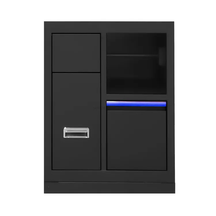 Móvel de Oficina JBM com 3 Gavetas e Porta-Bobinas de Papel