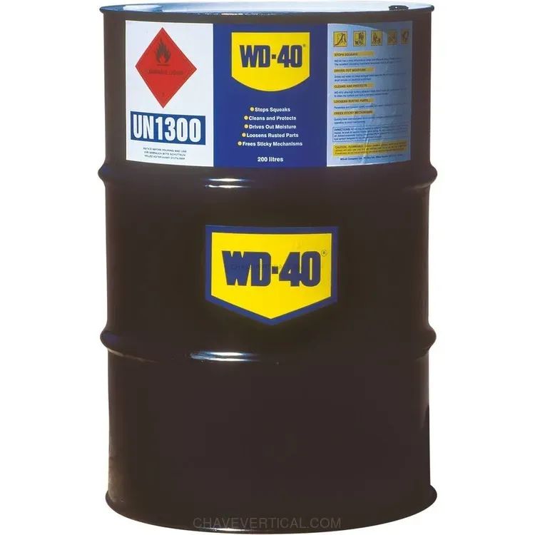 Óleo Desbloqueador Multiusos WD-40 Bidão de 200L Óleo Desbloqueador Multiusos WD-40 Bidão de 200L