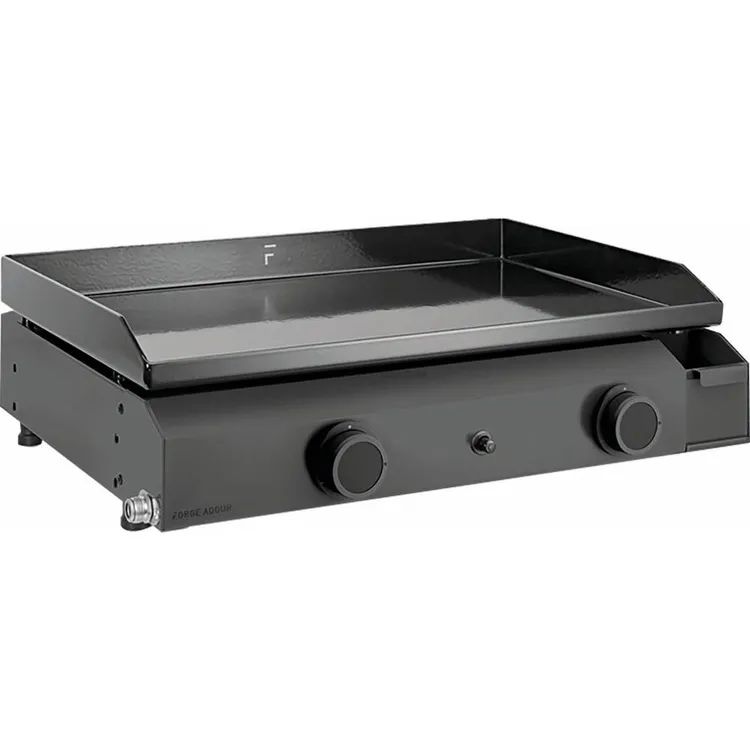Plancha a Gás FORGE ADOUR Modern 60 5300W Aço Preto Plancha a Gás FORGE ADOUR Modern 60 5300W Aço Preto
