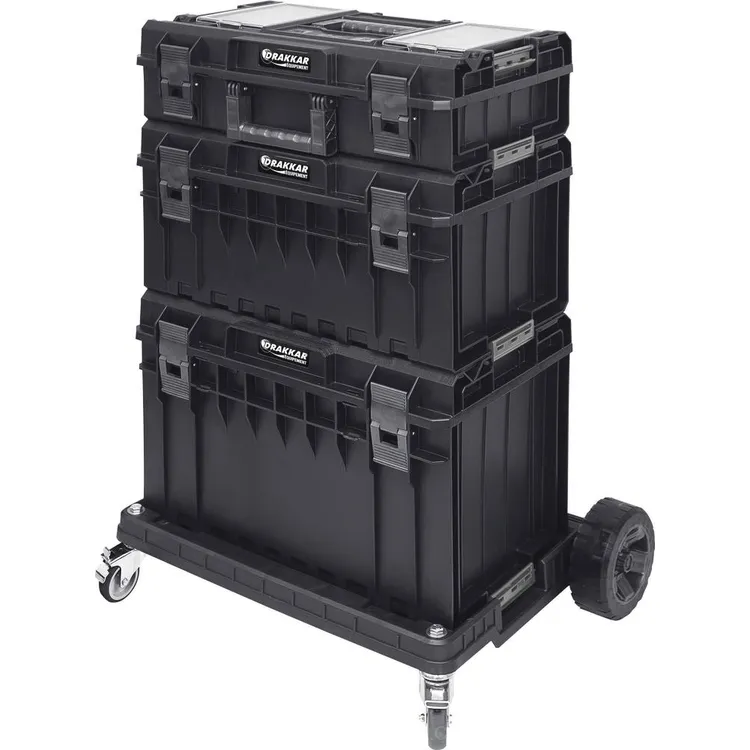 Plataforma com Rodas COBOX DRAKKAR 3 Caixas 745x510x1020mm