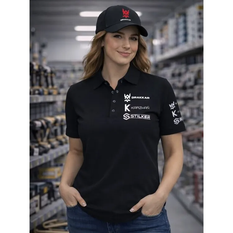 Polo DRAKKAR Preto Tamanho L Mulher