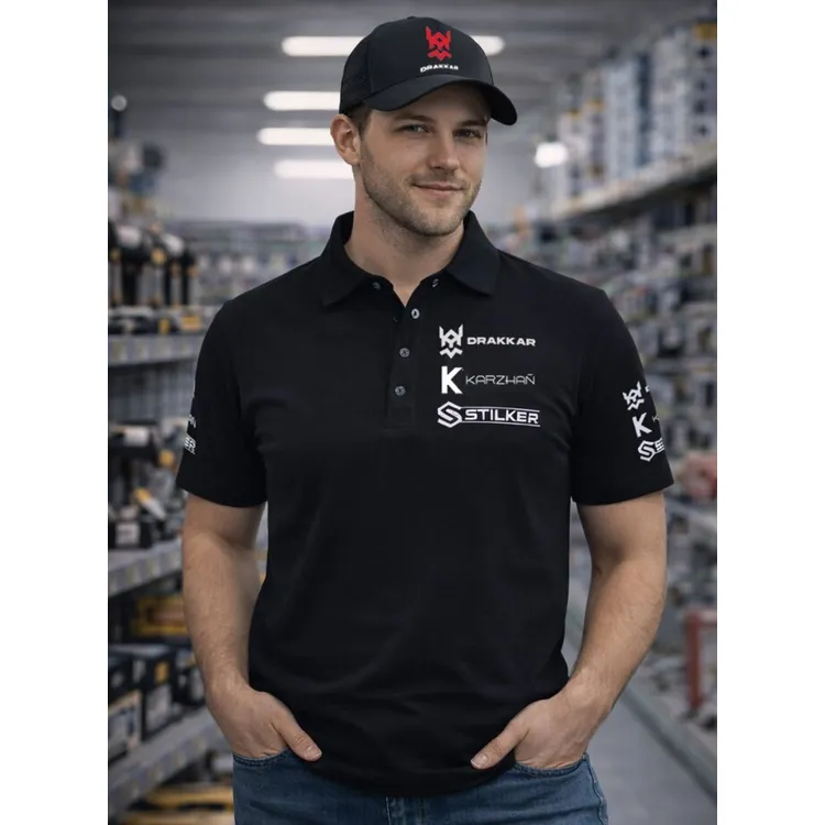 Polo DRAKKAR Preto Tamanho XXXL Homem