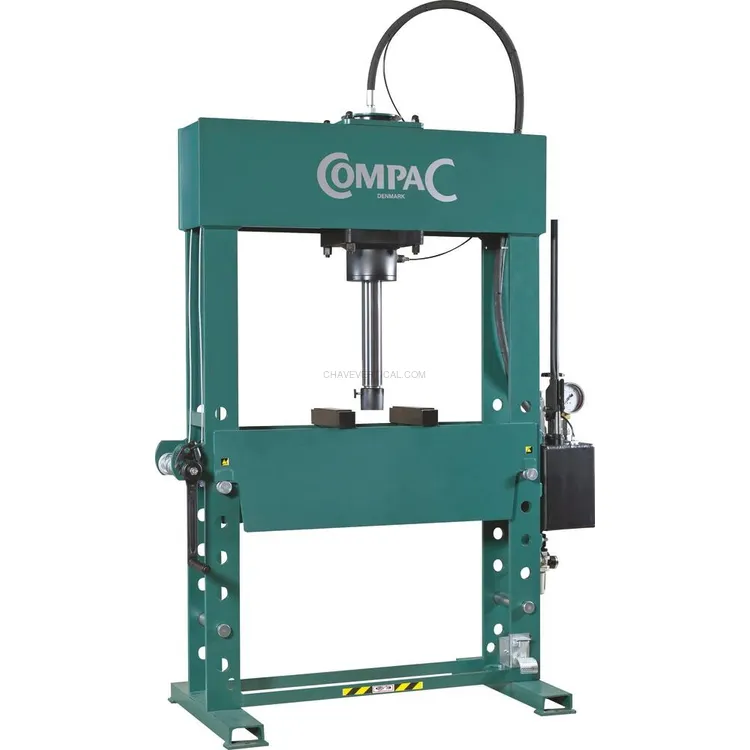 Prensa de Oficina Manual e Pneumática COMPAC 70T Estrutura Soldada Prensa de Oficina Manual e Pneumática COMPAC 70T Estrutura Soldada